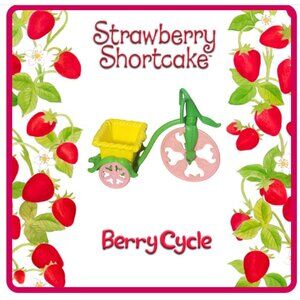 Vintage 1982 Strawberry Shortcake Berry Cycle – Rare Accessory